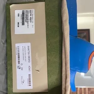 Gucci | Shoes | Gucci Sandals Blueorange Size 9 | Poshmark display picture 2